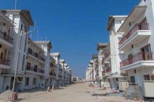 Delhi-India-July -2019-Street-View-of-New-constructed-houses-in-Delhi
