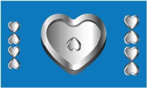 various-heart-shape-on-abstract-blue-Background