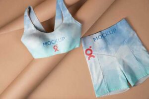 mockup-of-an-woman-crop-top-and-bottom-with-logo