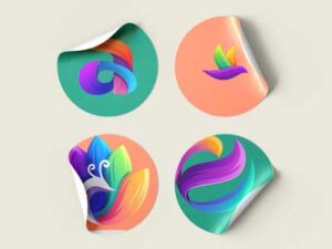 four-glossy-round-sticker-mock-up-photo-shop
