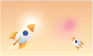 various-space-craft-traveling-on-abstract-background