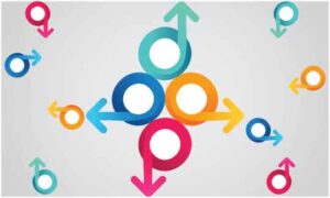 art-of-circle-and-arrows-in-all-direction-on-abstract-background