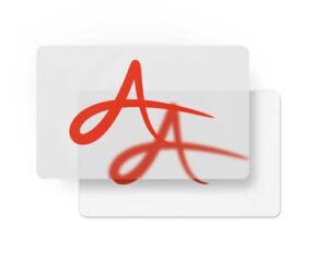 plastic-card-mock-ups-letter-a-logo