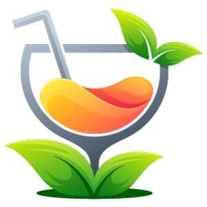 logo-illustration-juice-gradient-colorful-style