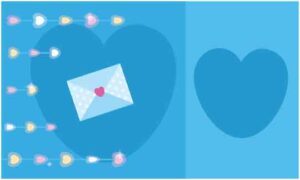a-small-letter-with-heart-on-abstract-sparkle-background