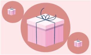 various-gift-in-circle-on-abstract-background