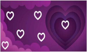 various-valentine-heart-on-abstract-cloudy-background
