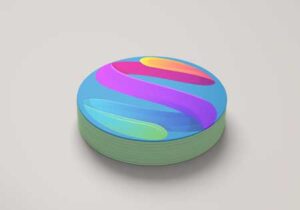 round-shape-coaster-mock-up