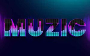 muzic-text-effect-template