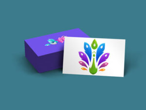 peacock-business-card-mock-up