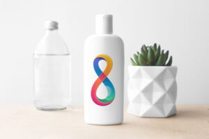 cosmetic-bottle-with-pot-mock-up