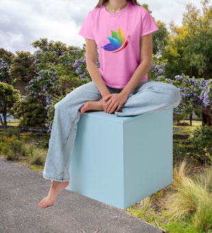 woman-slim-fit-t-shirt-sitting-on-road-side-platform