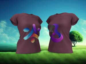 woman-t-shirt-pair-with-logo
