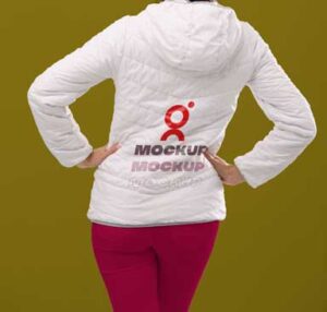 Standing Girl in White Jacket