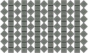 Square and diagonal box in row on white background